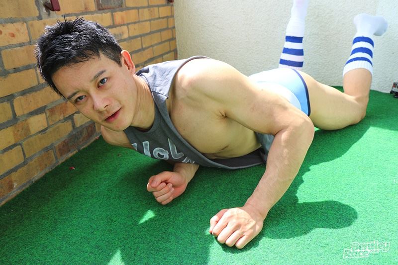 Sexy young Chinese boy Anson Yang strips naked wanking dick ass fucked hard Bentley Race 007 gay porn pics - Anson Yang