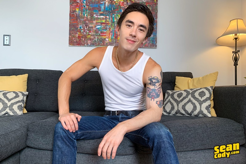 Sexy young Chinese muscle boy Cody Seiya strips naked jerking big dick Sean Cody 005 gay porn pics - Cody Seiya