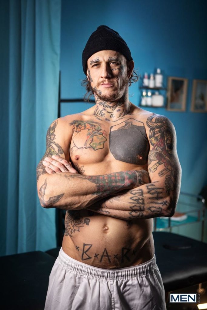 Hottie young muscle boy Malik Delgaty huge raw cock barebacking tattoo hunk Bo Sinn Men 3 porno gay pics 683x1024 1 - Bo Sinn, Malik Delgaty