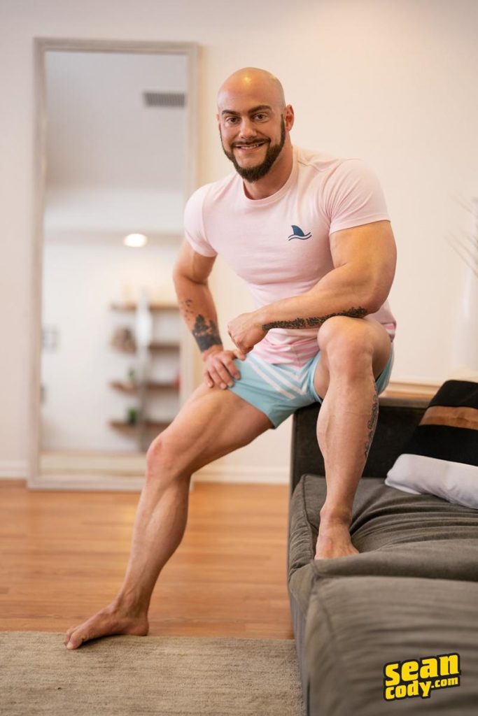 Sexy bearded muscle bottom Brock bare asshole raw fucked cute young hunk Devy huge dick 2 porno gay pics 683x1024 1 - Sean Cody Devy, Sean Cody Brock