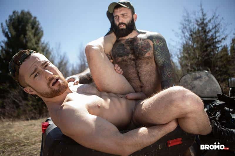 Sexy ginger muscle stud Olivier Robert bottoms Markus Kage massive raw dick at Bromo 19 porno gay pics - Markus Kage, Olivier Robert