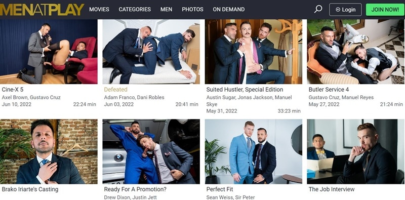 Men at Play Gay Porn Membership Site - Adam Franco, Little Brako